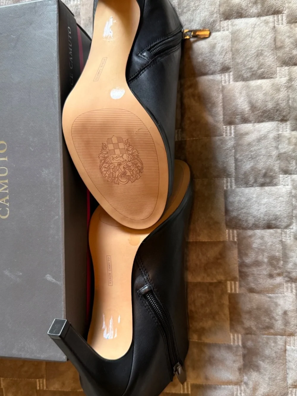 Vince Camuto Namdy Open Toe Bootie